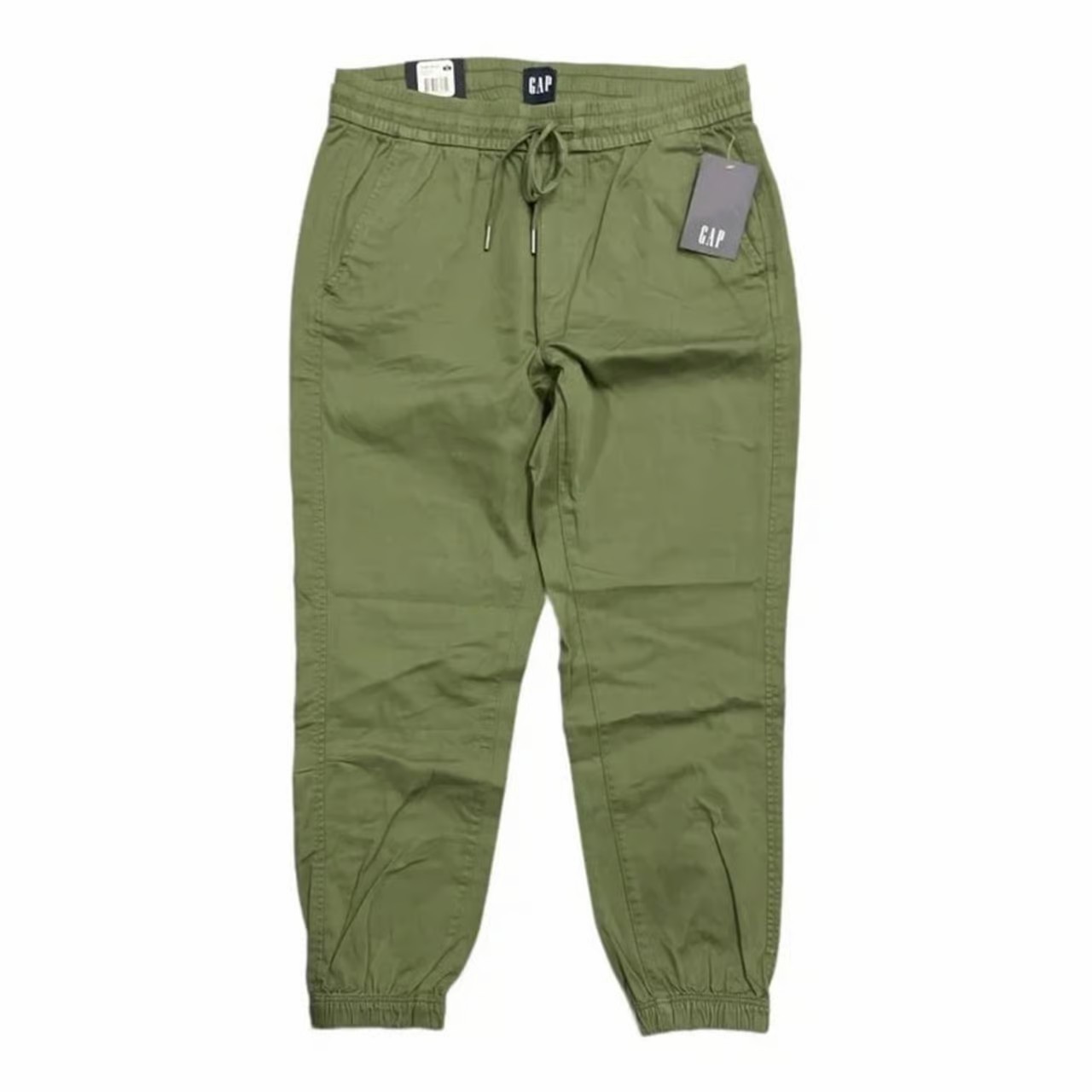 NWT GAP Womens Army Green Twill Jogger Pants