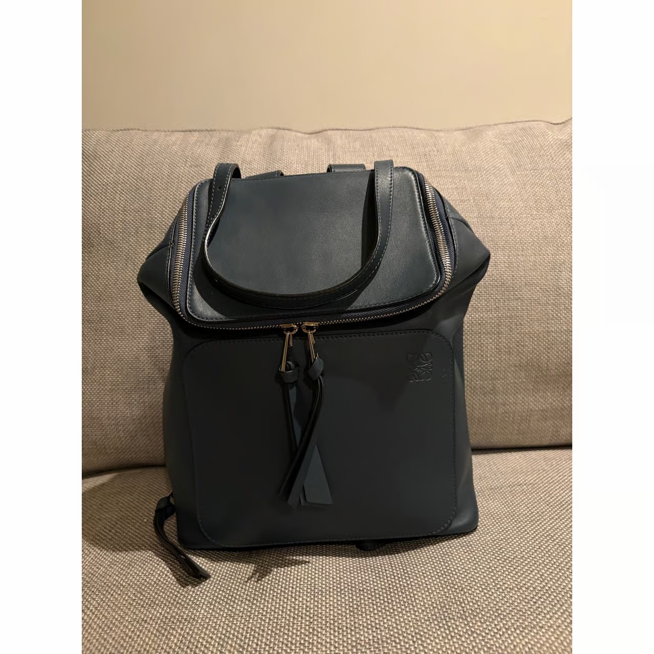 Loewe Goya Leather Backpack