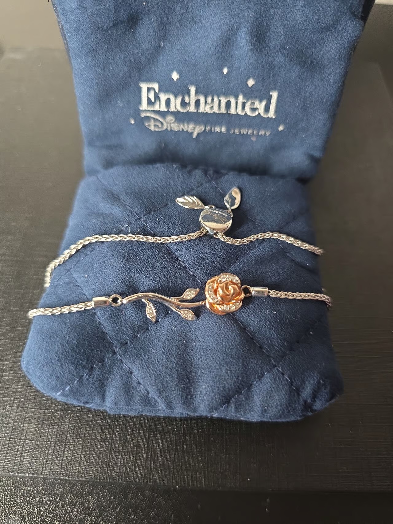 Belle Diamond Rose Bolo Bracelet