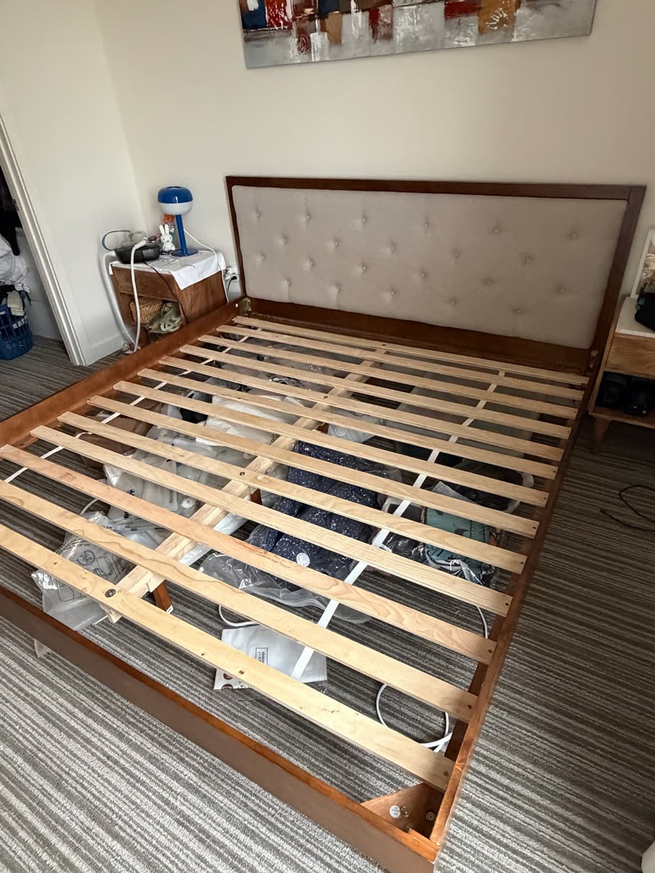 King bed frame