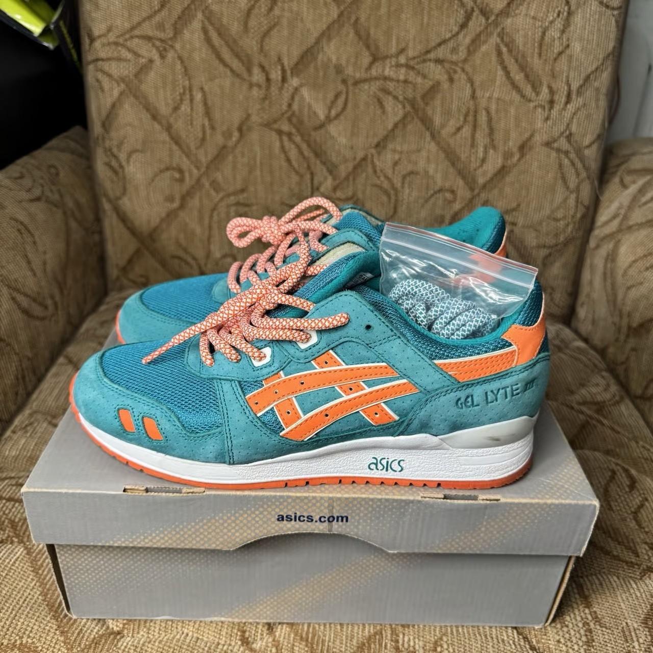 ASICS Gel-Lyte III Ronnie Fieg Kith ECP Miami Beach H30AK-6130 Men's 8 Clean!