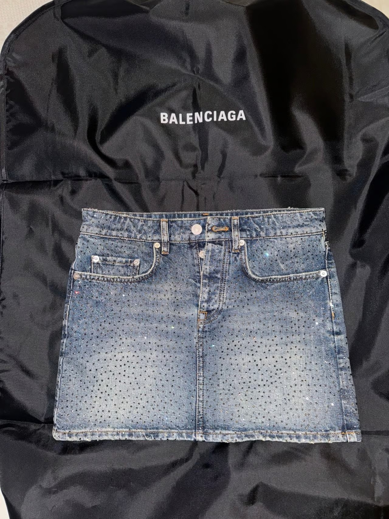 Denim Balenciaga Skirt