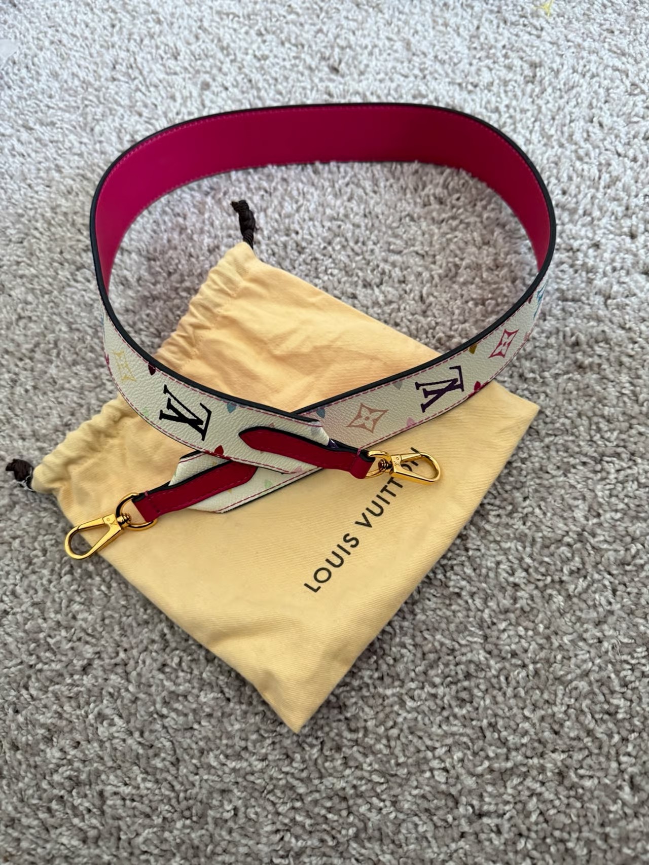 Louis Vuitton Tragegurt Monogram Murakami shoulder strap