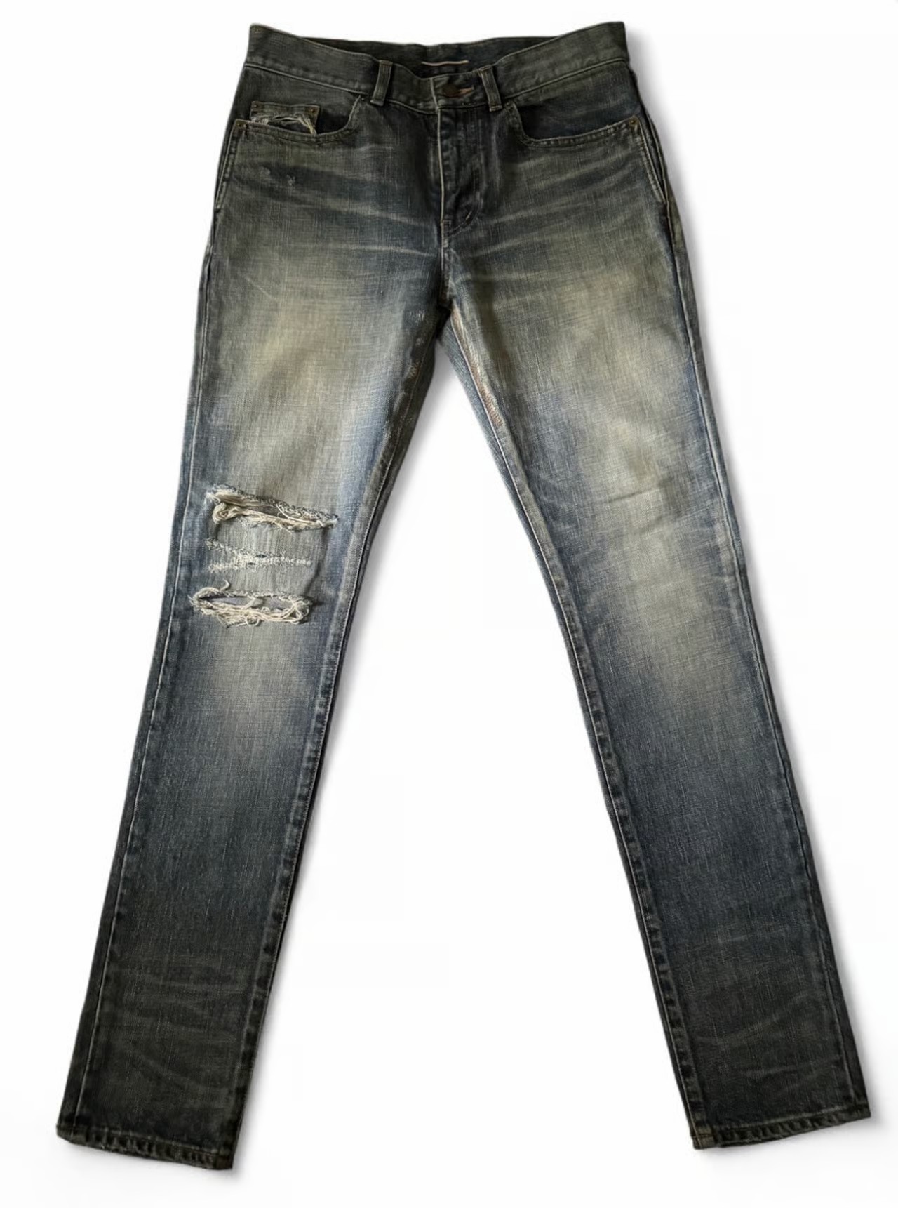 Saint Laurent D02 Destroyed Denim