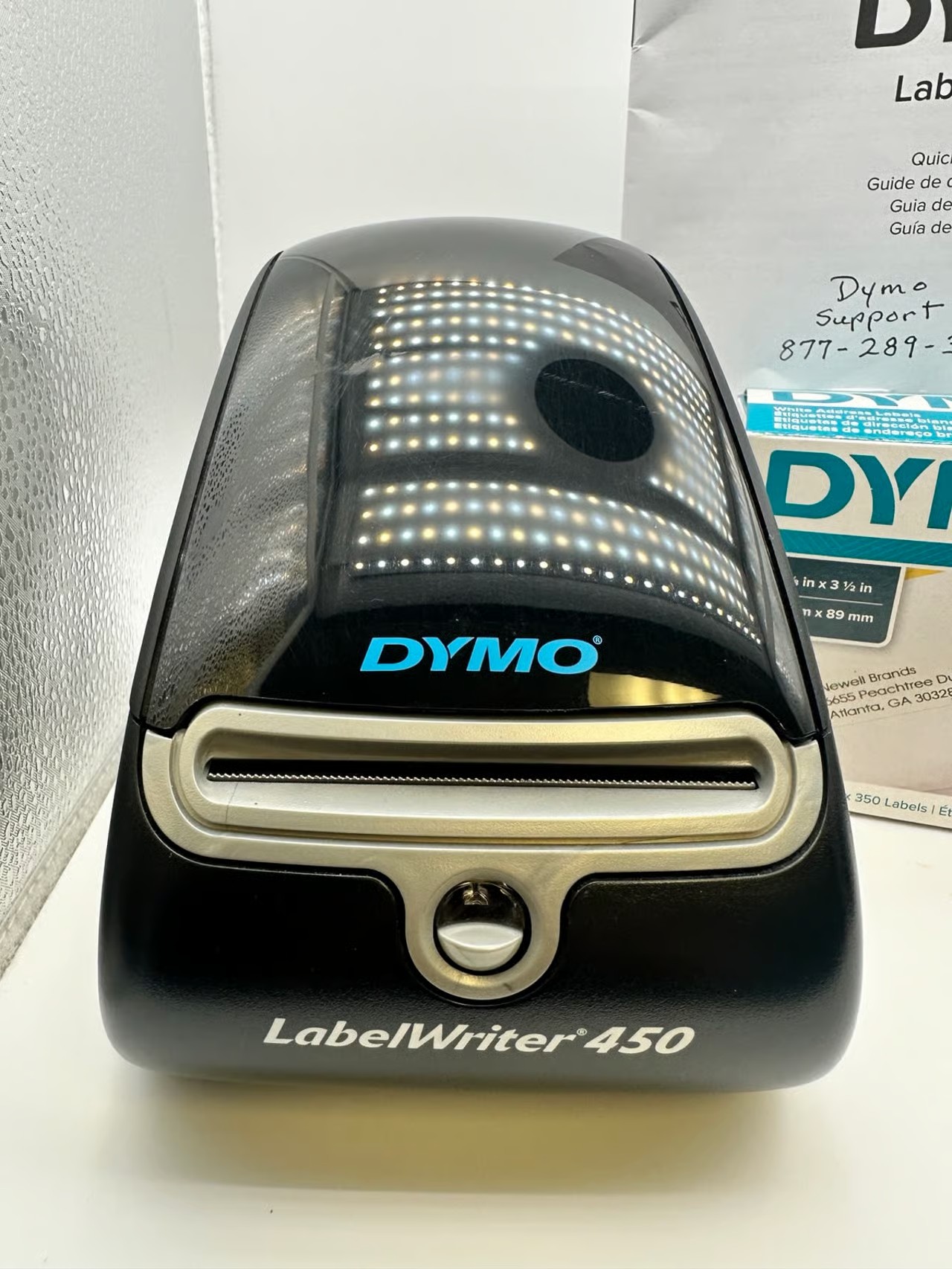 DYMO LabelWriter 450 Direct Thermal Label Printer with Extra Labels and Power Su