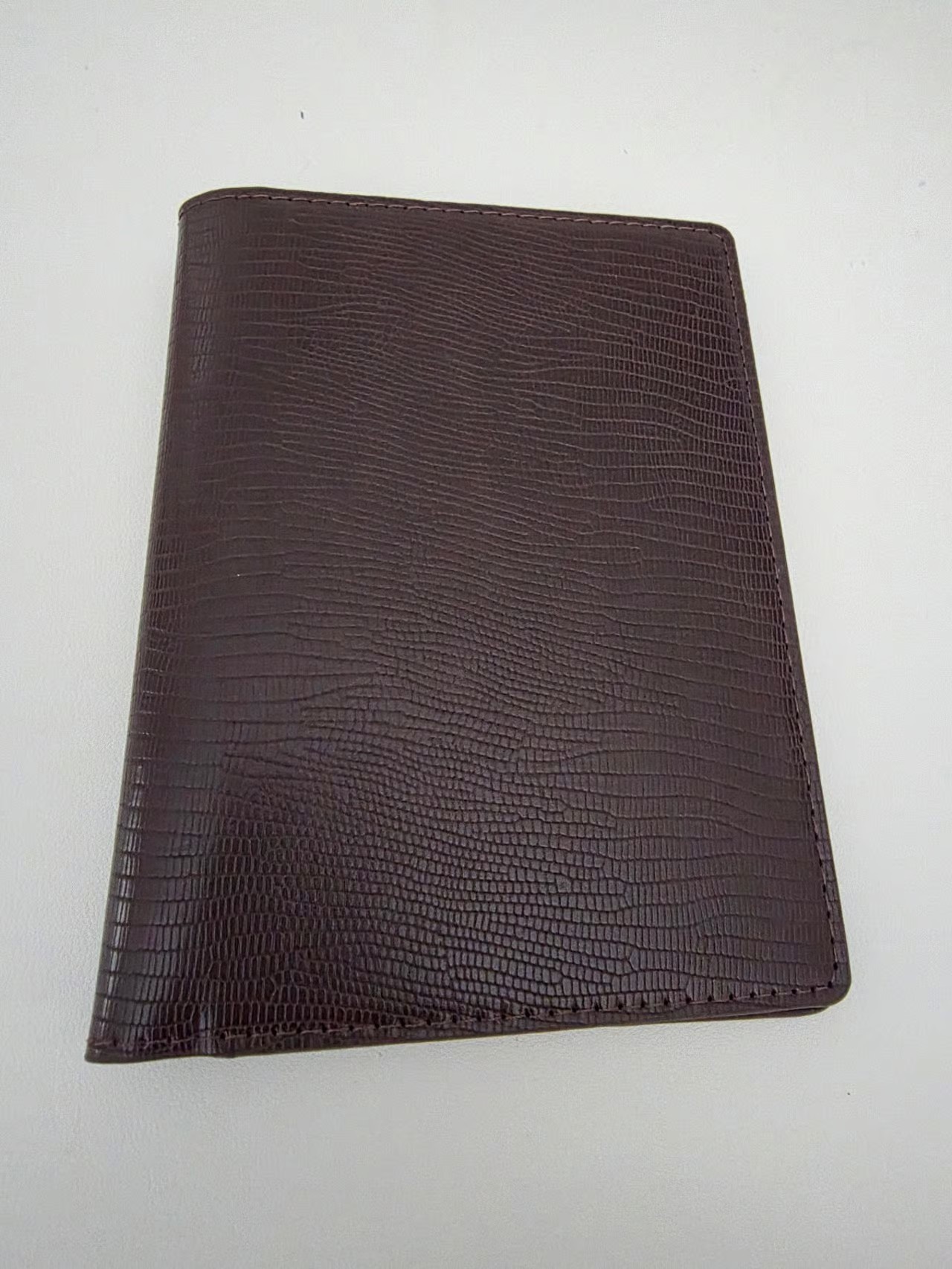 Cloth and paper lizard folio petite brown