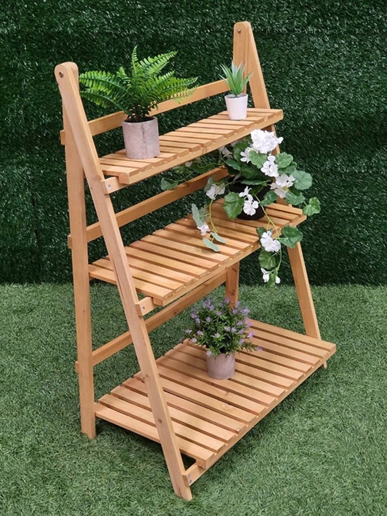 Plant Stand 3-Tier Foldable Organizer