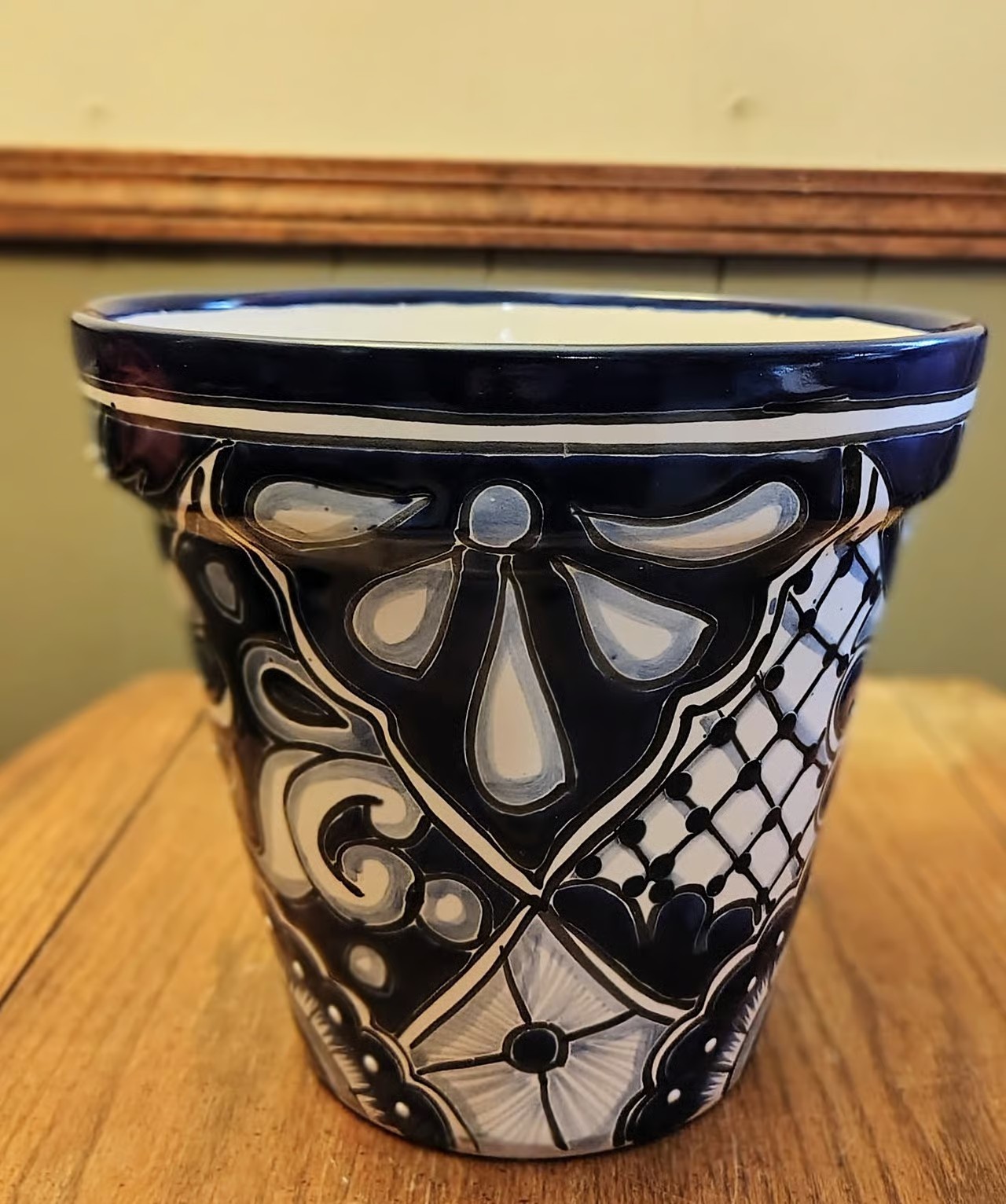 Talavera flower pot