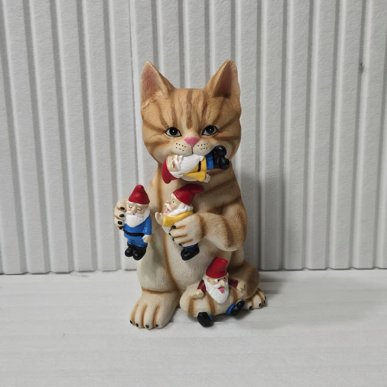 Mischievous Cat Garden Gnomes By Mark And Margot: Garden Gnome