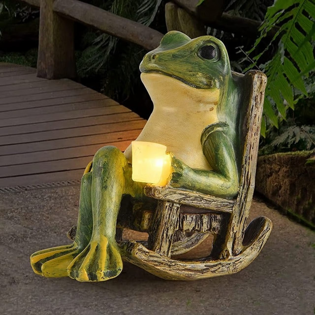 Miniature Frog Garden Statue Spring Home Decor Fairy Garden Accessories Outdoor