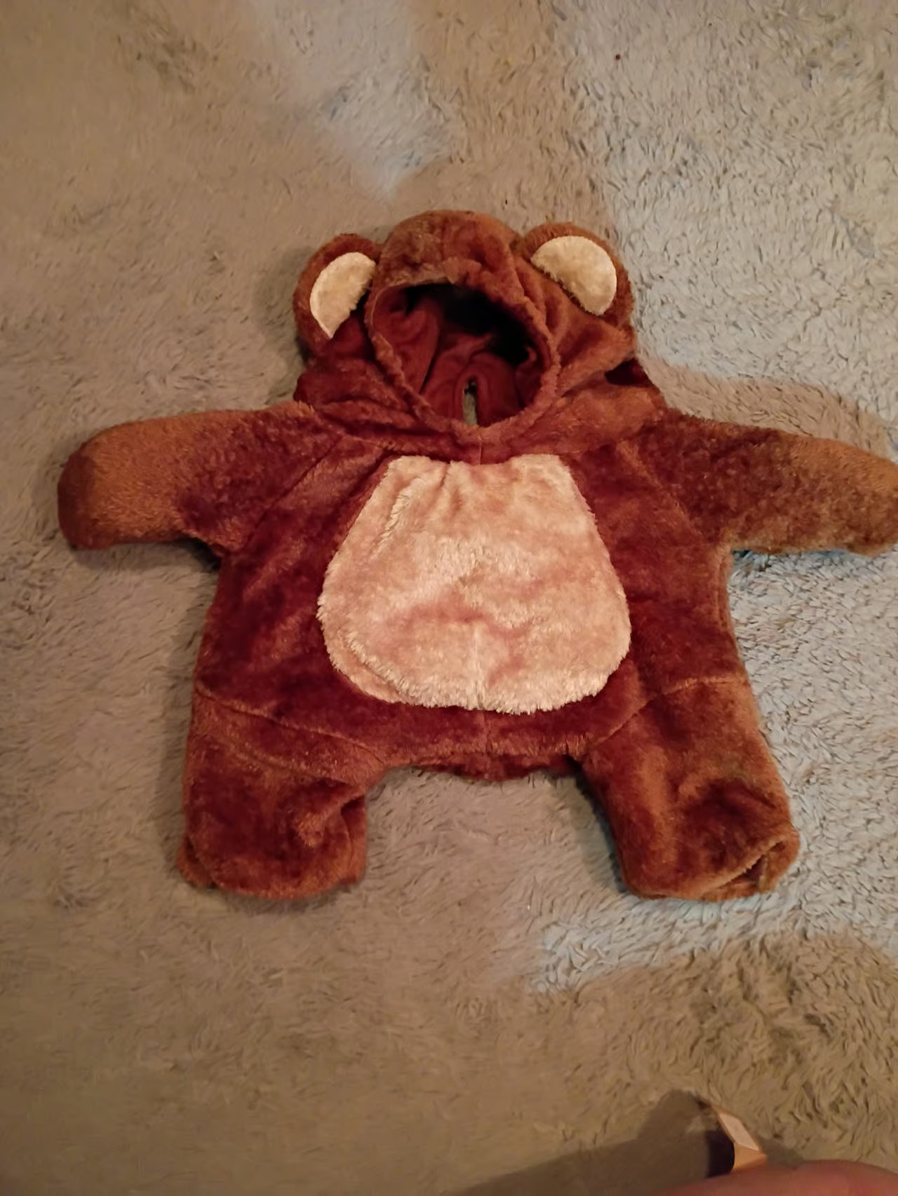 Plush teddy small pet costume