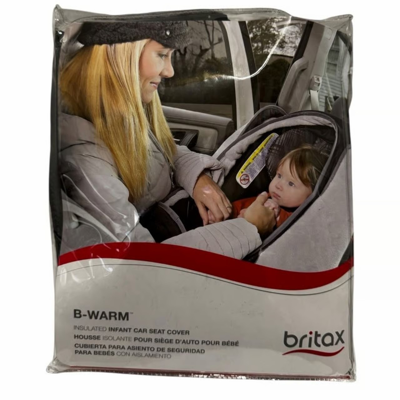 Britax B-Warm Insulated Infant Car Seat Cover New/Never Used Polar Mist