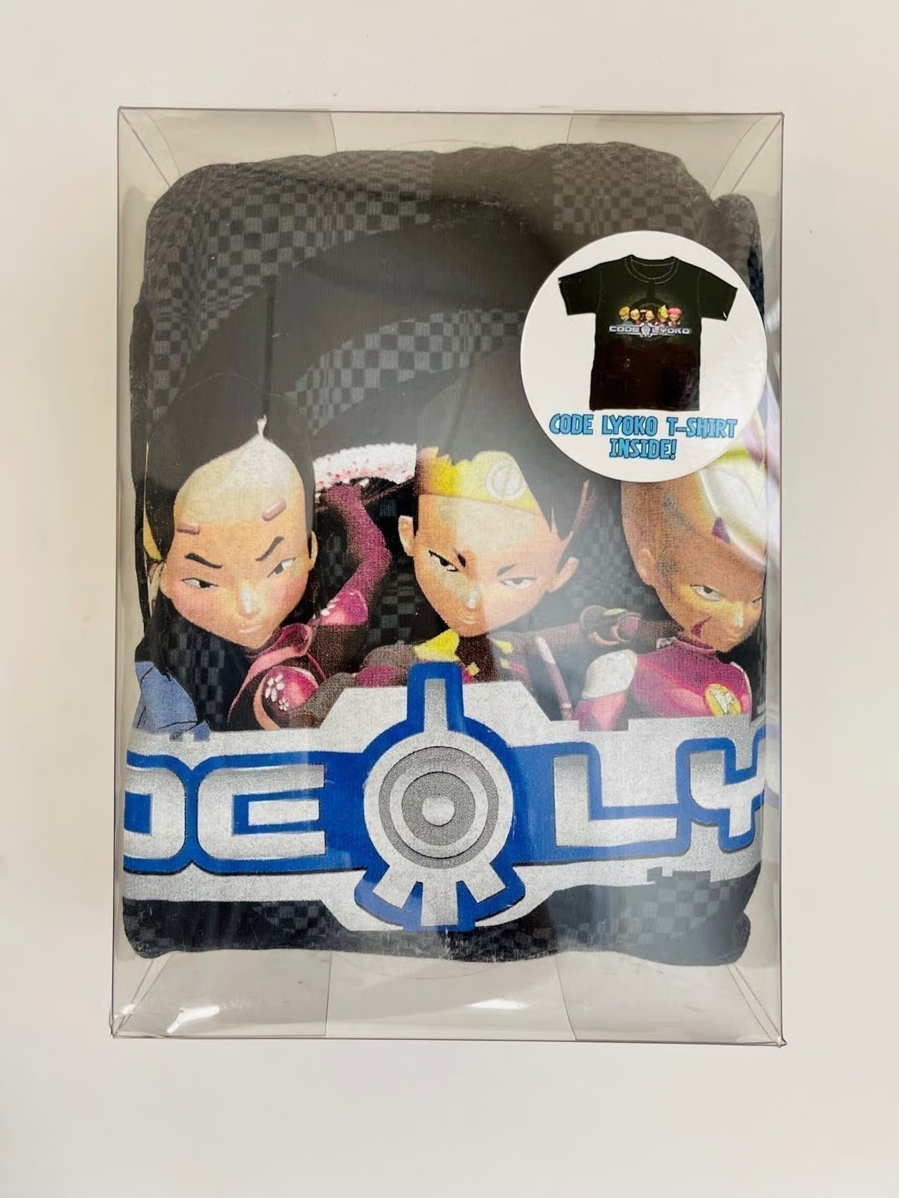 Code Lyoko Vintage T-Shirt Y2K Anime TV Show Youth Large Black Graphic Tee NEW