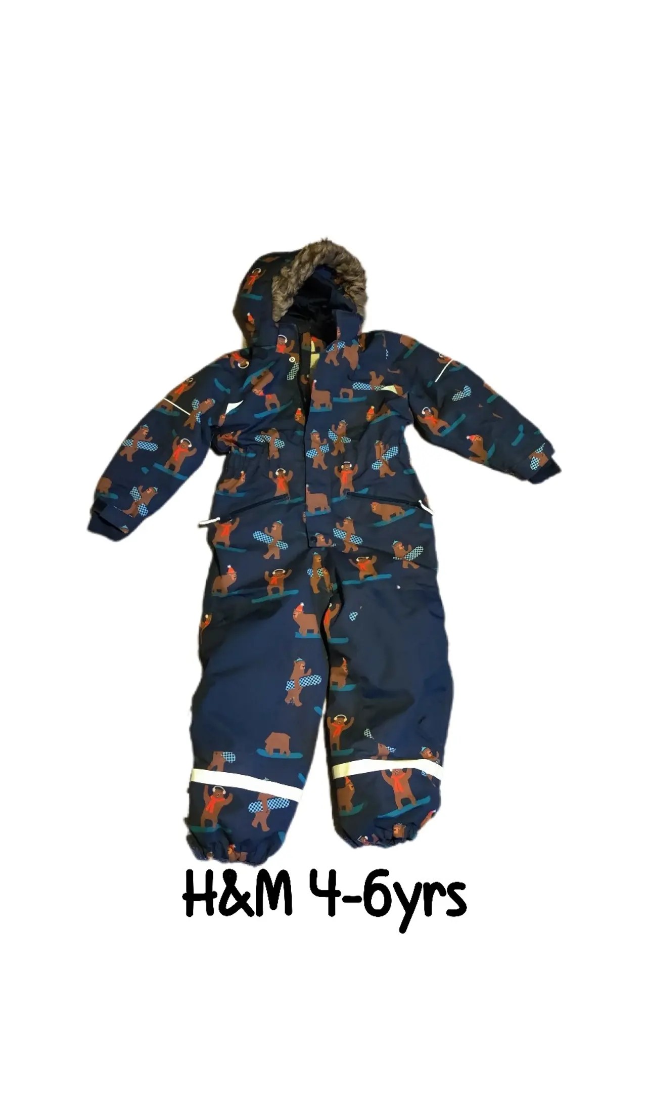 H&M 4-6yrs Snowsuit