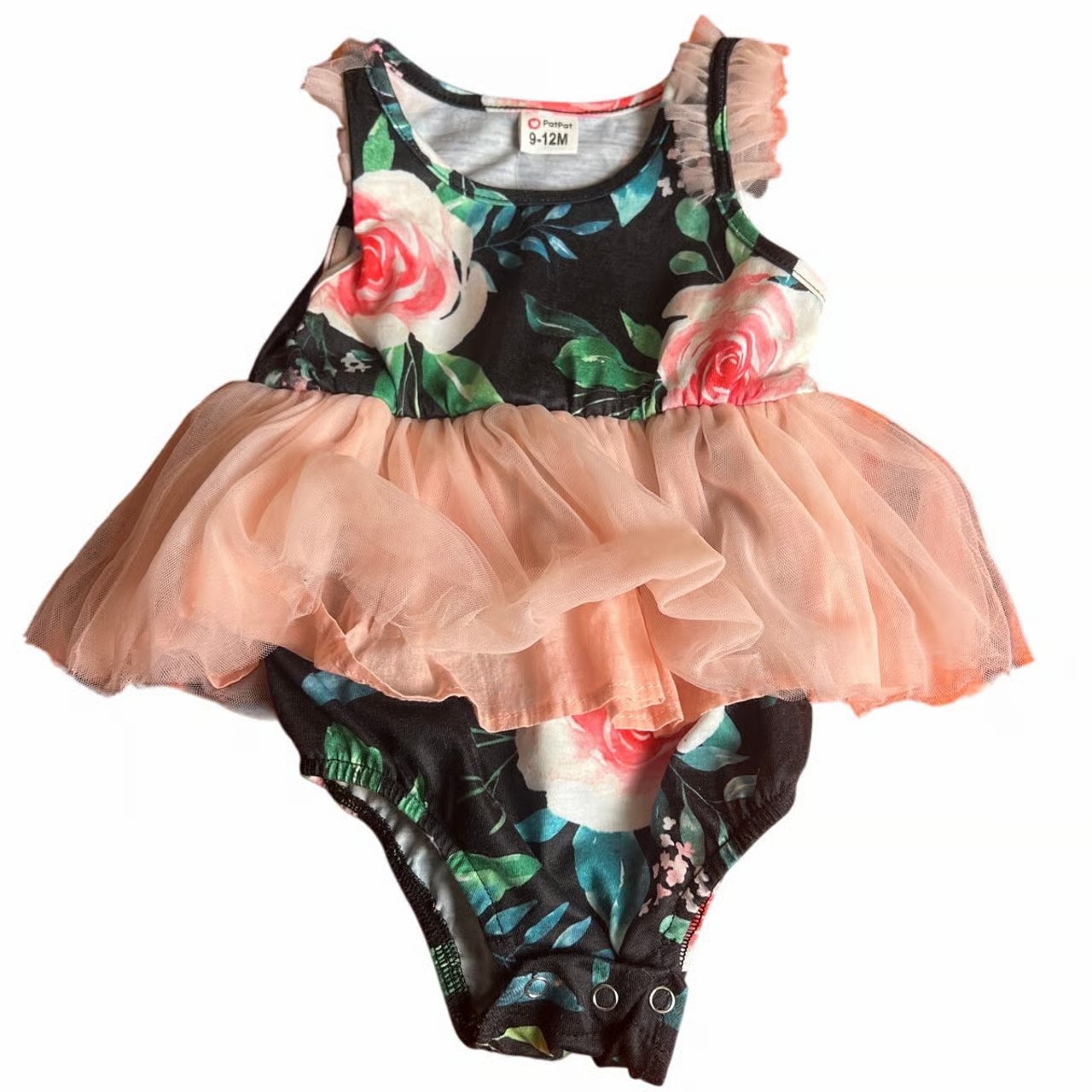 Patpat NWT 9-12M Tank Mesh Dresses Floral