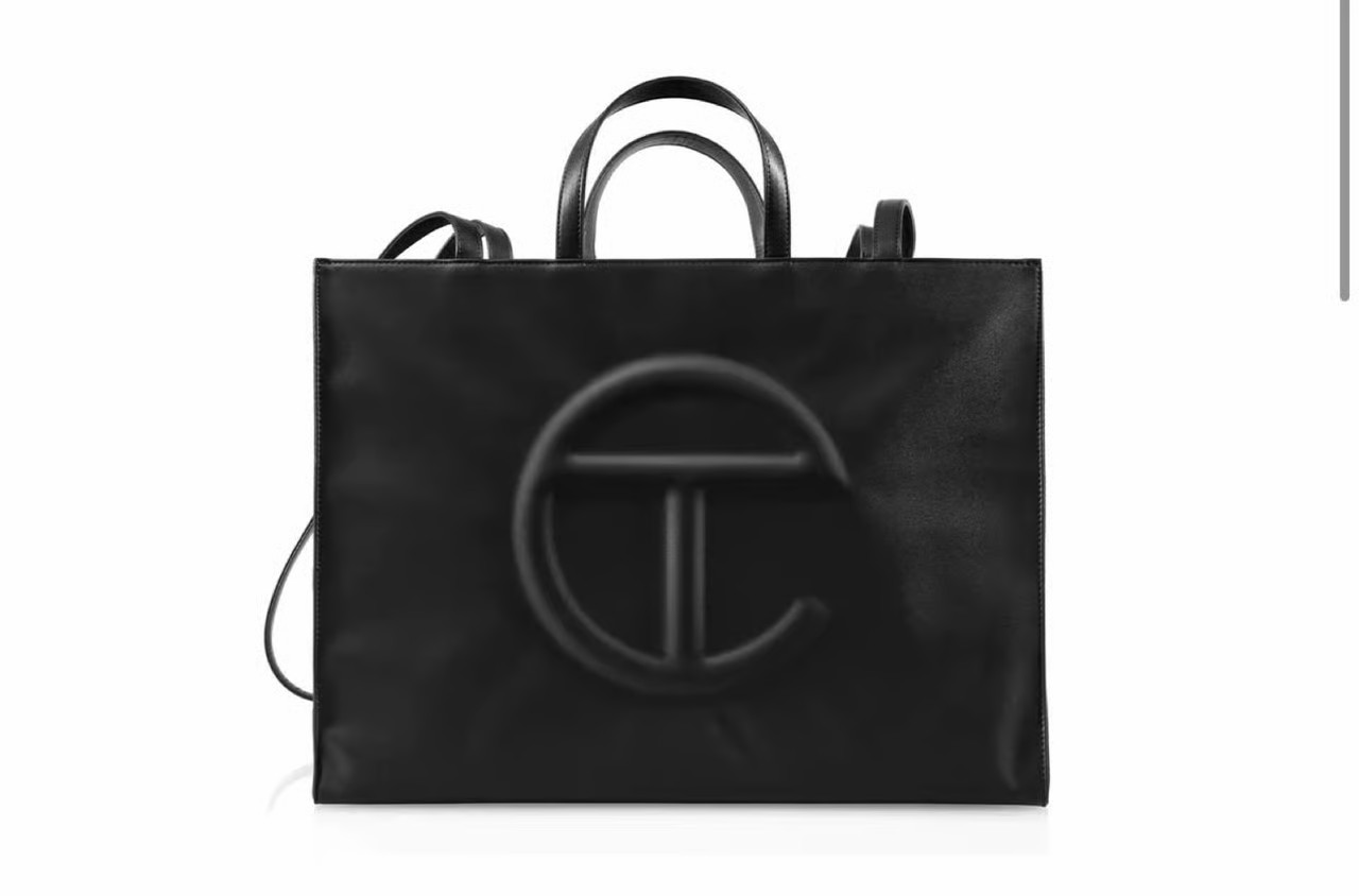 Large black telfar bag