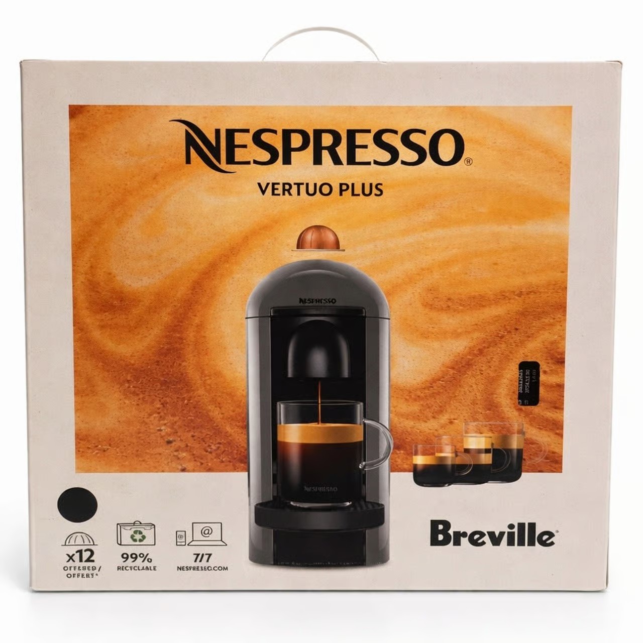 Nespresso Vertuo Plus Coffee Maker by Breville