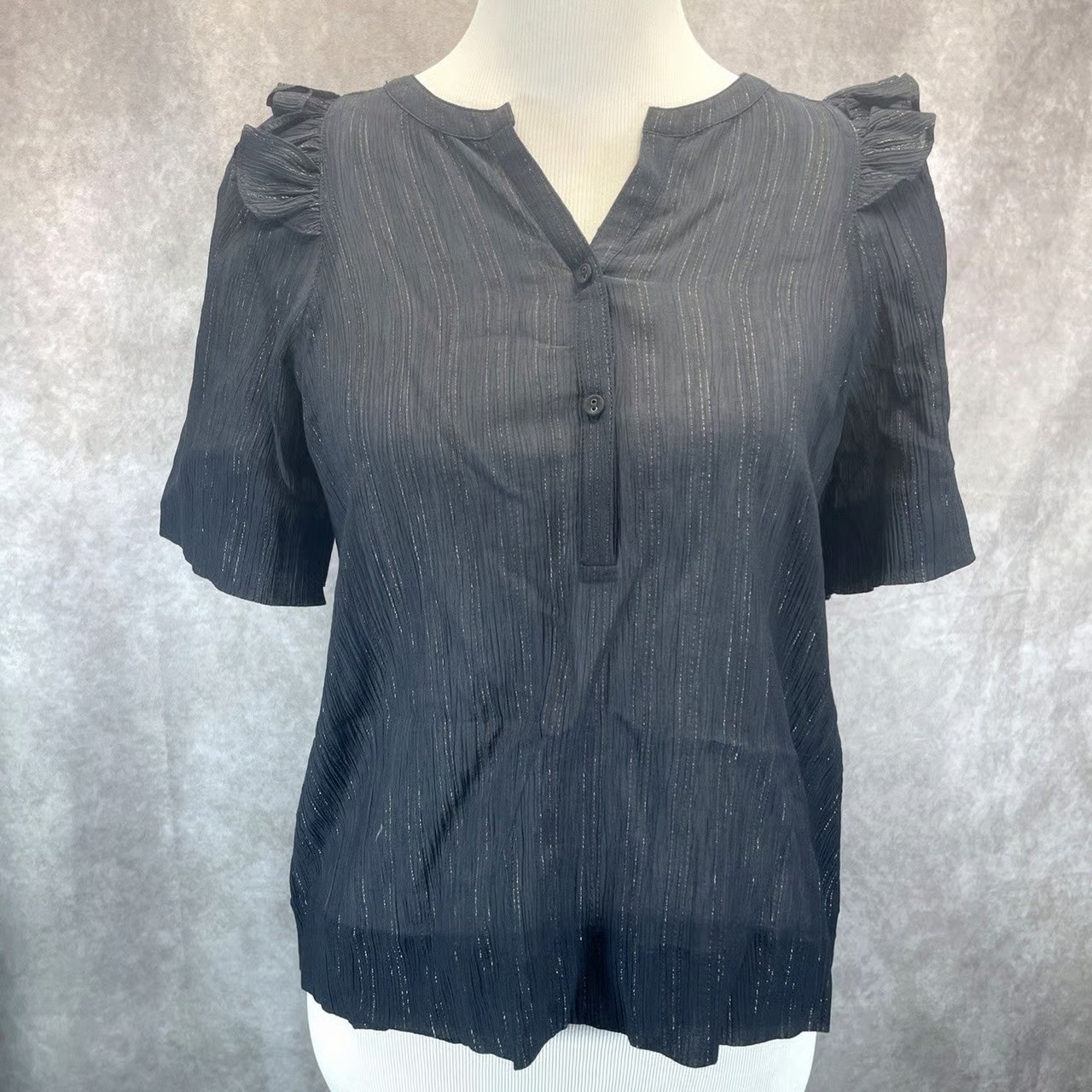 Marie Oliver Black & Gold Blouse