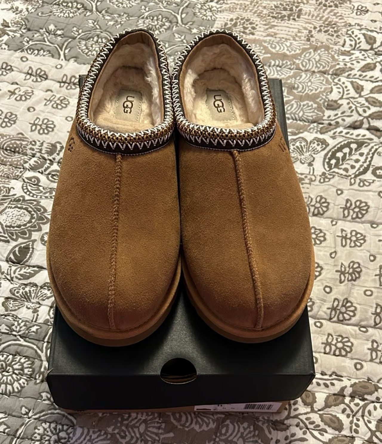 UGG Men’s Tasman II Suede & Sterling Suede Slip-On Mules