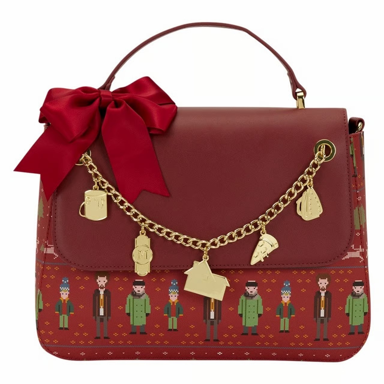 Loungefly Home Alone Crossbody Bag with Charms