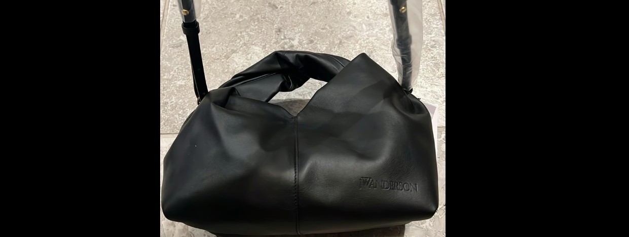 JW Anderson Twister Hobo Bag, Black New w/Tag +Dust Bag